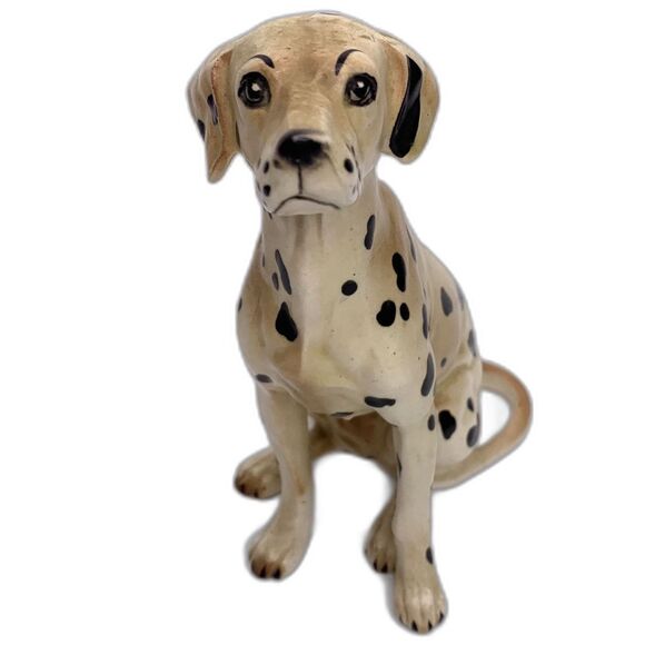 Vintage‎ Japan Dalmatian Dog Figurine Marked 80521 - Picture 1 of 7